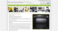 Desktop Screenshot of canvasprintsfactory.com